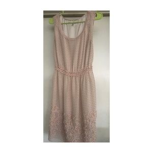 Polka dot ruffle dress